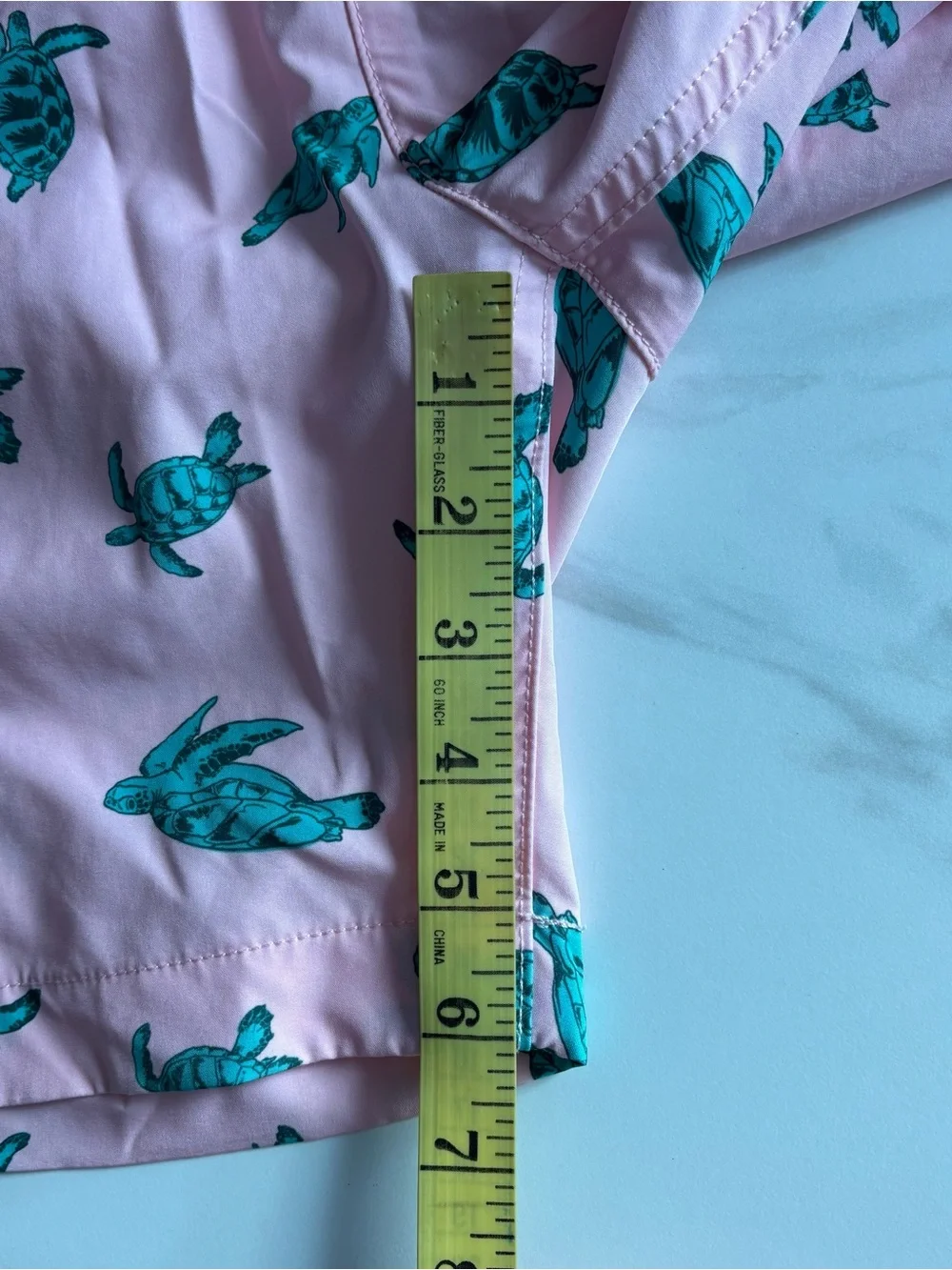 Crewcuts Boys turtles swim trunk sz 16 pink green - Picture 7 of 7